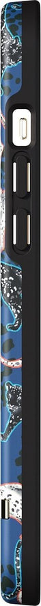 Richmond & Finch Blue Leopard stevig luipaarden hoesje voor iPhone 12 Pro Max - blauw