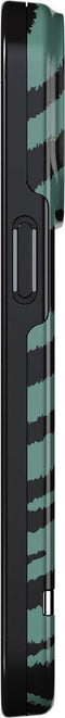 Richmond & Finch Emerald Zebra hoesje voor iPhone 13 Pro Max - Groen