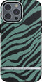 Richmond & Finch Emerald Zebra hoesje voor iPhone 13 Pro Max - Groen