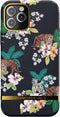 Richmond & Finch Floral Tiger bloemen en tijgers hoesje voor iPhone 12 en iPhone 12 Pro - kleurrijk