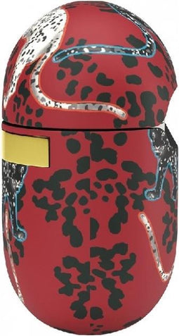 Richmond & Finch Freedom Hard Kunststof Hoesje Geschikt voor Apple AirPods Pro - Samba Red Leopard