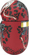 Richmond & Finch Freedom Hard Kunststof Hoesje Geschikt voor Apple AirPods Pro - Samba Red Leopard
