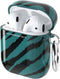 Richmond & Finch Freedom Hard Kunststof Hoesje Geschikt voor Apple AirPods 2 - Zwart / Groen