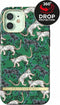 Richmond & Finch Green Leopard luipaarden hoesje voor iPhone 12 mini - groen