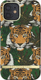 Richmond & Finch Green Tiger tijgers hoesje voor iPhone 12 en iPhone 12 Pro - groen