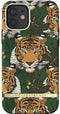 Richmond & Finch Green Tiger tijgers hoesje voor iPhone 12 en iPhone 12 Pro - groen