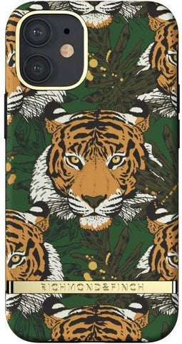 Richmond & Finch Green Tiger tijgers hoesje voor iPhone 12 mini - groen