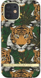 Richmond & Finch Green Tiger tijgers hoesje voor iPhone 12 mini - groen