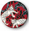 Richmond & Finch PopSockets Telefoon Grip Universeel - Samba Red Leopard