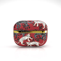 Richmond & Finch Samba Red Leopard hoesje voor AirPods 1 en 2 - rood
