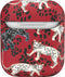 Richmond & Finch Samba Red Leopard hoesje voor AirPods 1 en 2 - rood