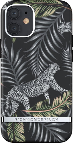 Richmond & Finch Silver Jungle het oerwoud hoesje voor iPhone 12 mini - zilver