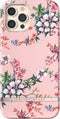 Richmond & Finch Sweet Mint bloemen hoesje geschikt voor iPhone 12 Pro Max - groen