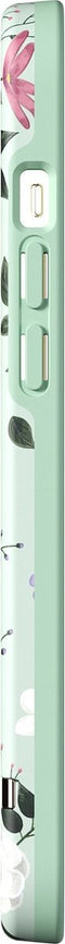 Richmond & Finch Sweet Mint bloemen hoesje geschikt voor iPhone 12 Pro Max - groen