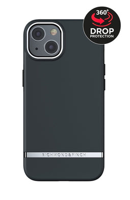Richmond & Finch - Trendy iPhone 13 Hoesje - black out