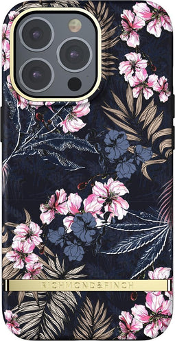 Richmond & Finch - Trendy iPhone 13 Pro Hoesje - floral jungle