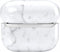 Richmond & Finch White Marble marmer hoesje voor AirPods Pro - wit