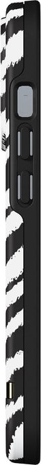 Richmond & Finch Zebra hoesje voor iPhone 13 Pro Max - Zwart