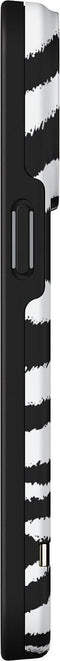 Richmond & Finch Zebra hoesje voor iPhone 13 Pro Max - Zwart