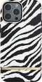 Richmond & Finch Zebra zebraprint hoesje voor iPhone 12 Pro Max - zwart
