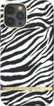 Richmond & Finch Zebra zebraprint hoesje voor iPhone 12 Pro Max - zwart