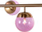 Richmond Hanglamp Bente Roze Brushed Goud