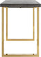 Richmond Interiors Bartafel Blackbone gold 160 (Black rustic)