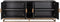 Richmond Interiors Dressoir Blackbone brass 4-deuren + open vak (Black rustic)
