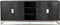 Richmond Interiors Dressoir Blackbone silver 4-deuren + open vak (Black rustic)