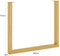 Richmond Interiors Eettafelpoten set U-poot goud (Gold)