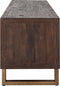 Richmond Interiors TV-dressoir Cromford Mill 4-deuren (Brushed Gold)