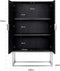 Richmond Interiors Wandkast Blackbone silver 2-deuren laag (Black rustic)