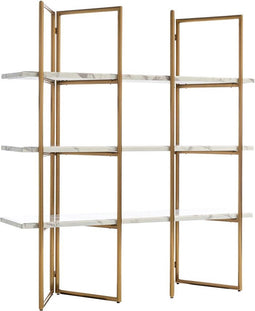 Richmond Interiors Wandkast Lagrand gold met 3 planken (Gold)
