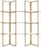 Richmond Interiors Wandkast Lagrand gold met 3 planken (Gold)