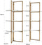 Richmond Interiors Wandkast Lagrand gold met 3 planken (Gold)