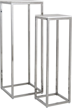 Richmond Pilaar Levanto set van 2 (Silver)