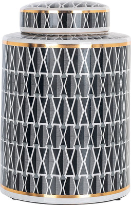 Richmond Pot Elin groot (Black/white)