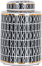 Richmond Pot Elin groot (Black/white)