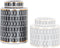 Richmond Pot Elin groot (Black/white)