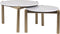 Richmond Salontafel Jael Ø61cm Wit