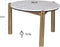 Richmond Salontafel Jael Ø61cm Wit