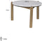 Richmond Salontafel Jael Ø61cm Wit