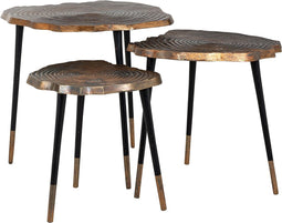 Richmond Salontafel Sherman Set van 3 (Gold)