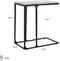 Richmond - Sofa tafel Steel Smith zwart