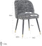 Richmond Stoel Alicia black boho (Black/white)