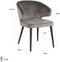 Richmond Stoel Indigo Stone Velvet