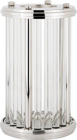 Richmond Windlicht Emeray Zilver Medium - 34x21 CM