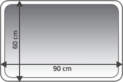 RIDDER Badkamermat Carl 60x90 cm beige 7102309