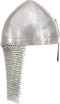 Ridderhelm replica LARP staal zilverkleurig