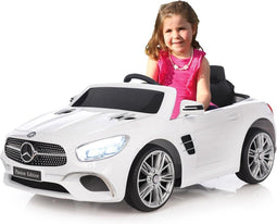 Ride-on Mercedes-Benz SL 400 weiß 12V